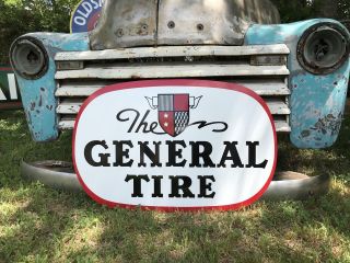 Antique Vintage Style General Tire Sign 3