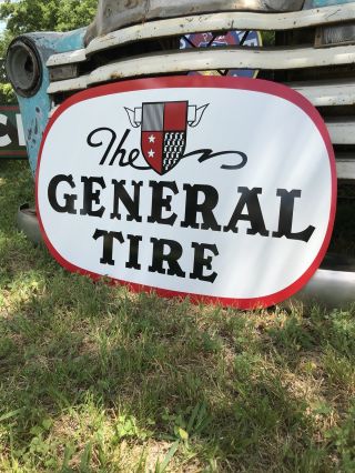 Antique Vintage Style General Tire Sign 4