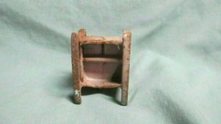 Antique Iron Miniature Rocking Chair 5