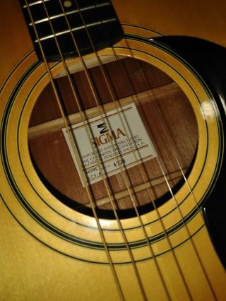 Vintage Sigma Martin Gcs - 6 Guitar Very Good Condition; Hard Case And Picks