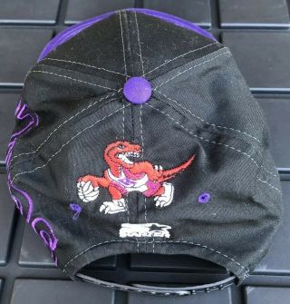 Vintage 90s Toronto Raptors NBA Starter Side Logo Black Snapback Hat Cap 6