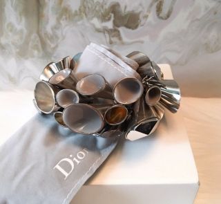 Rare Dior " Chester " Silver Cone Limited Edition Bracelet