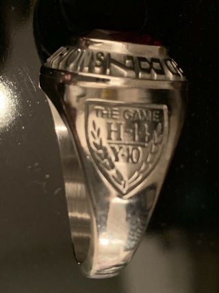 Vintage 1987 Harvard University College Football Ivy League Champions Ring Old 3