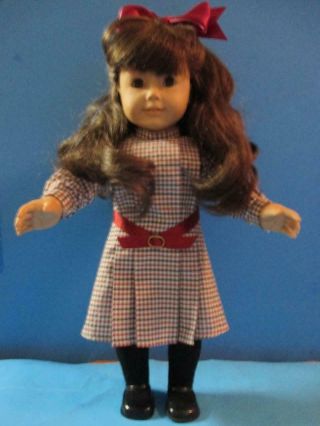 Vintage Pre - Mattel Pleasant Company Samantha Doll In Meet Outfit American Girl