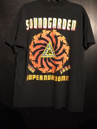 VINTAGE SOUNDGARDEN SUPERUNKNOWN 1994 TOUR T - SHIRT VTG HTF XL 6