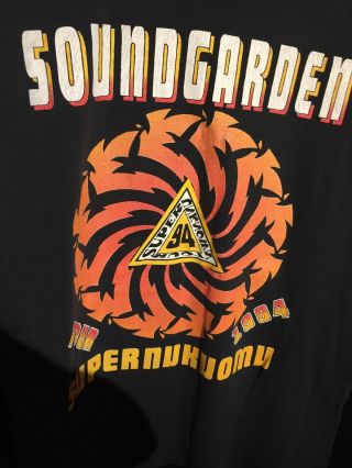 VINTAGE SOUNDGARDEN SUPERUNKNOWN 1994 TOUR T - SHIRT VTG HTF XL 7