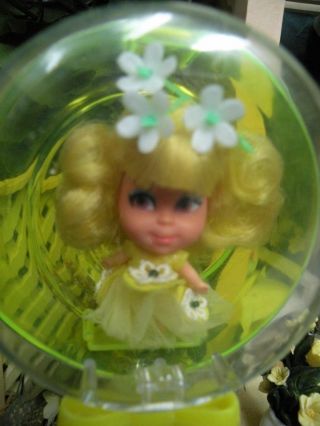 1966 Vintage Liddle Kiddles Doll Lolli - Lemon Kiddle Sweet Treat Lollipop MATTEL 3