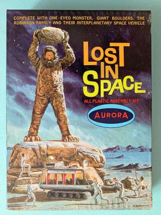 Vintage Aurora Lost In Space 420 Plastic Model Kit 1966 Chariot Cyclops Cbs Tv