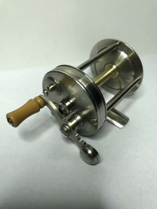 Vintage Antique Rare Pflueger “buckeye’’fishing/casting Reel 60 Yards 2 Patents