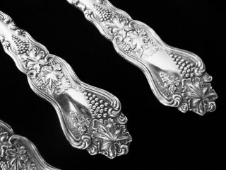 Moselle Flatware American Silver Co.  Art Nouveau c.  1906 Set of 6 butter knives 2
