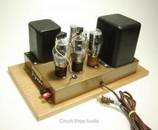 Pair Vintage Heathkit A - 9C Modified to Monoblock Tube Amplifiers / 6BG6 - KT2 7