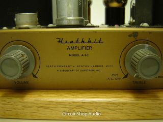 Pair Vintage Heathkit A - 9C Modified to Monoblock Tube Amplifiers / 6BG6 - KT2 8