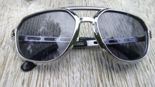 Vintage Rare 70s - 80s Jc Jean Claude Killy Chrome Sunglasses France