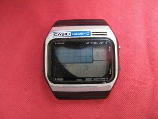 Vintage Casio Gm - 10 Game 10 " Game & Watch " (165 Module) Digital Lcd / For Spare