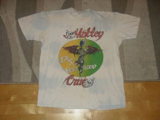 Motley Crue Shirt Dr Feelgood Tour 1990 Skid Row Guns N Roses Metallica