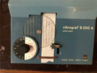 VINTAGE VIBROGRAF B 200 A WATCH TIMING MACHINE B200A WATCHMAKERS 2