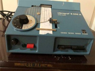 VINTAGE VIBROGRAF B 200 A WATCH TIMING MACHINE B200A WATCHMAKERS 5