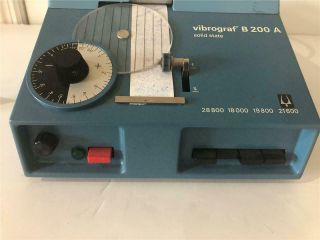 VINTAGE VIBROGRAF B 200 A WATCH TIMING MACHINE B200A WATCHMAKERS 6
