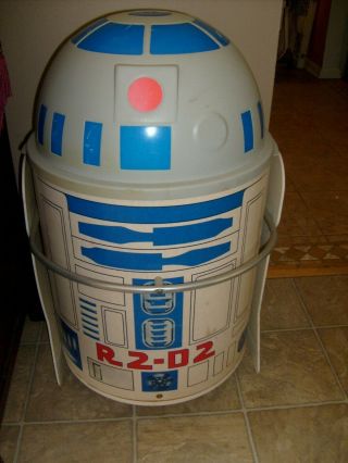 Vintage 1983 Star Wars R2d2 Toy Box Toter Return Of The Jedi Movie Figure R2 - D2
