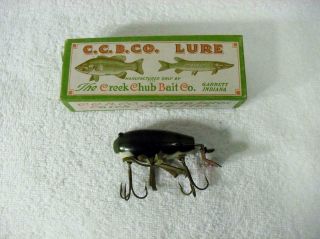 Vintage Creek Chub Baby Crawdad 400 Natural Crab Fishing Lure W/box