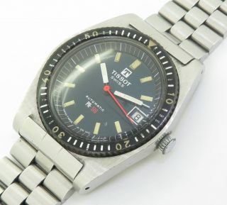 Vintage Tissot Pr 516 Divers Cal 784 - 2 Bakelite Bezel Wrist Watch $1 No Res