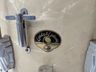 RARE 1940s vintage Leedy & Ludwig 15x13 snare ? Tom ? Drum 3