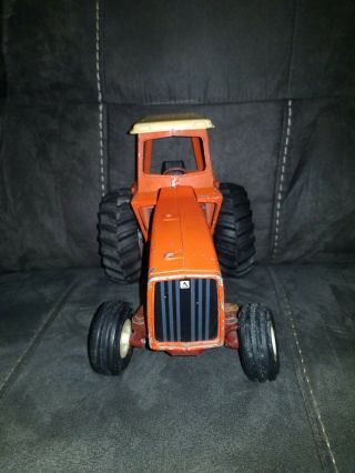 1/16 Vintage Allis Chalmers 7050 Maroon Belly Rare Variation Farm Tractor Toy 2
