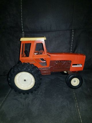 1/16 Vintage Allis Chalmers 7050 Maroon Belly Rare Variation Farm Tractor Toy 4