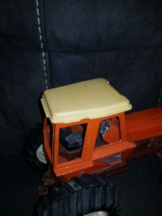 1/16 Vintage Allis Chalmers 7050 Maroon Belly Rare Variation Farm Tractor Toy 8