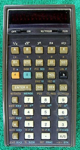 Hewlett Packard Model 67 Vintage Scientific Calculator/charger/case Parts/repair