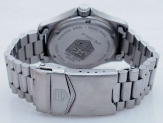 Vtg Tag Heuer 1000 Series Professional 200m Diver Grey Dial 972.  013 - 2 34mm Watch 5