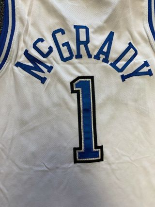 Reebok Vintage Orlando Magic Tracy mcgrady White Authentic Jersey Rare Size 44 6