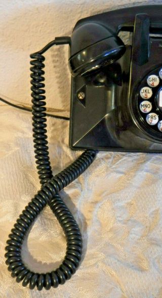 Northern Electric No 2 Bakelite Rotary Dial Wall Mount Vintage Telephone 5