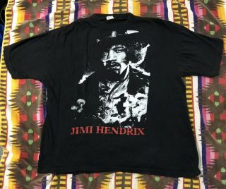 Vintage Jimi Hendrix Experience Size Xl T Shirt Black Electric Ladyland