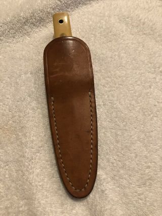 Vintage 1980’ Al Mar Fang1 5001 Seki Japan Boot Dagger Knife W/Original Sheath 7