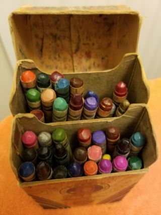 Vintage Crayola Crayons NO.  48 Rubens Forty - Eight Colors Binney & Smith 4