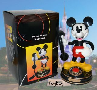 Disney Vintage 1997 Mickey Mouse Animated Talking Telephone