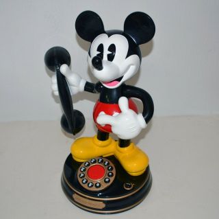 DISNEY Vintage 1997 Mickey Mouse Animated Talking Telephone 3