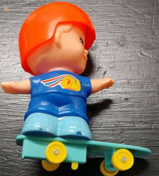 Tomy Toys Skateboard Boy Figure 1979 Still Windup