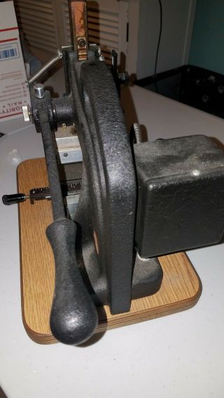 Kingsley Hot Foil Stamping Machine Vintage M - 75 Model 3