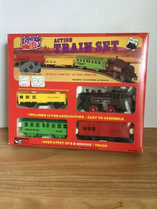 Vintage Legends Of The West Action Train Set Woolworth