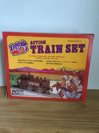 Vintage Legends Of The West Action Train Set Woolworth 2