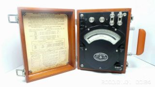 Vintage Weston Ac - Dc Wattmeter Model 310