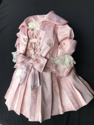 Cc Finest Silk Dress For An Approximately 19 " Doll