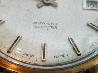 Vintage TISSOT Visodate Seastar Automatic Mens wrist Watch Runs Swiss 2