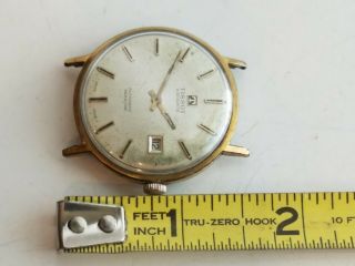 Vintage TISSOT Visodate Seastar Automatic Mens wrist Watch Runs Swiss 3