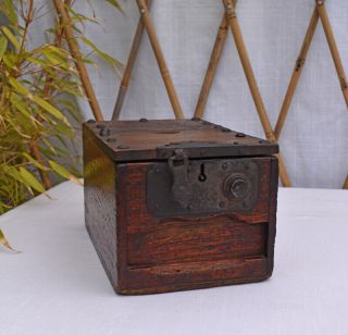 Small Vintage Japanese Cash Box,  Zenibako