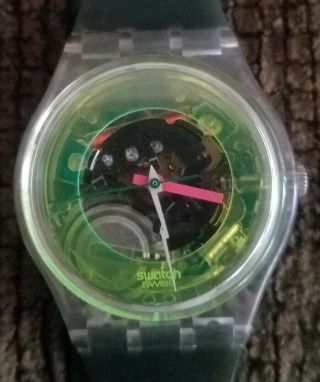 Swatch Watch Gk101 Technosphere Vintage 1985