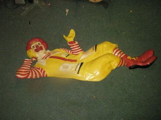 Vintage Ronald McDonald 3D Wall Figure Plaque Sign 3