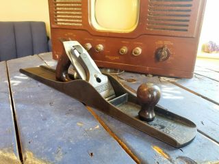 Vintage Stanley Bailey No.  7 Type 13 (1925 - 1928) Sweetheart Jointer Wood Plane 2